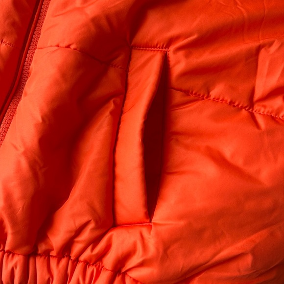 New Look Orange Women’s Puffer Jacket Sz L - Picture 5 of 7